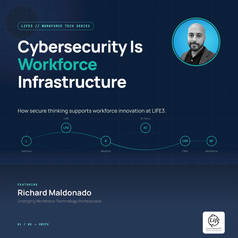 Cybersecurity is workforce infrastructure, featuring Richard Maldonado